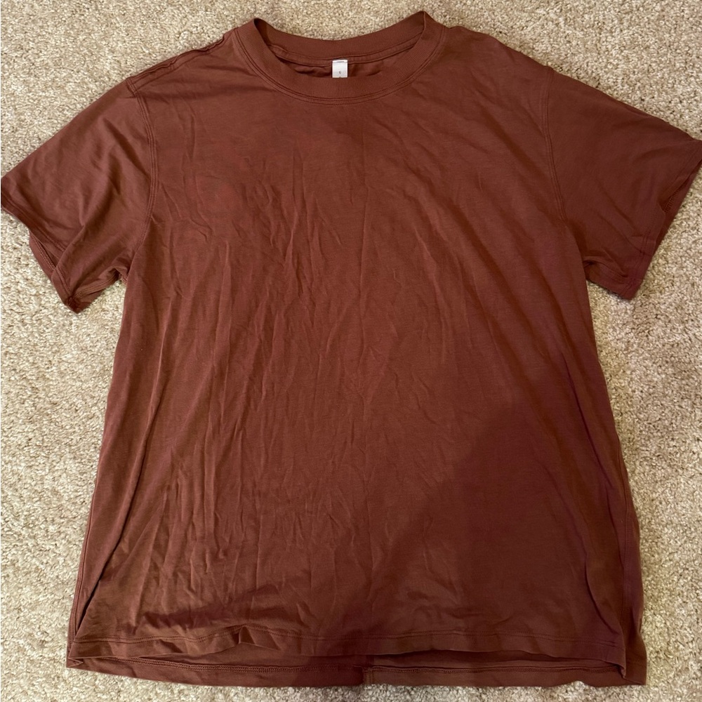 LULULEMON All Yours Boyfriend Tee- Ancient Copper
